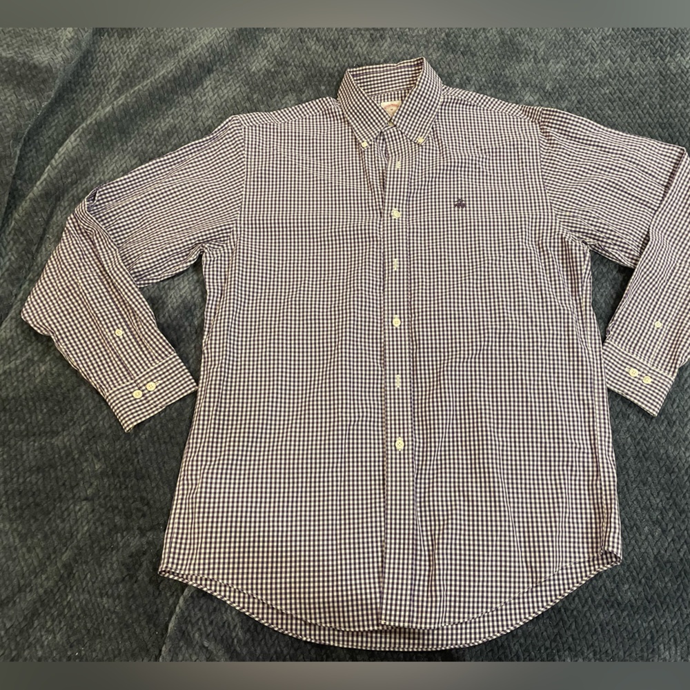 Brooks brothers cotton button up shirt